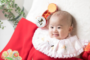 赤ちゃんお宮参り写真　恵比寿の写真館、フォトスタジオ21