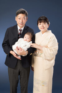 赤ちゃんお宮参り写真　恵比寿の写真館、フォトスタジオ21