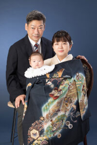 赤ちゃんお宮参り写真　恵比寿の写真館、フォトスタジオ21
