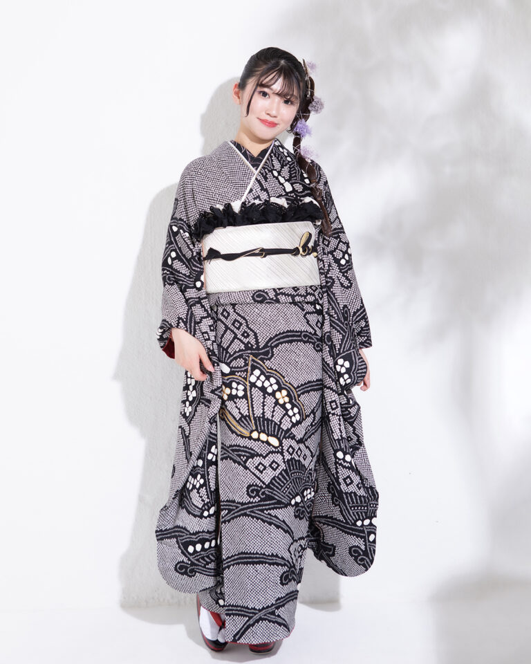 成人式前撮り　フォトスタジオ21 当店の振袖です。