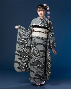 成人式前撮り、こちらは当店振袖です。フォトスタジオ21