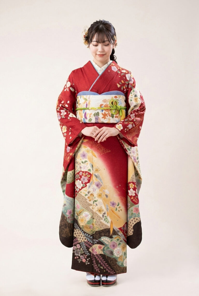 8.茜舞花文金彩